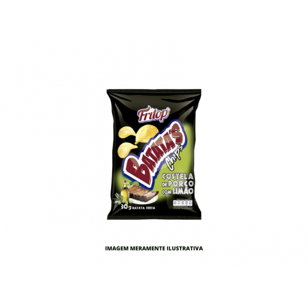 BATATA CHIPS COSTELA LIMAO FRITOP 1X24X30G